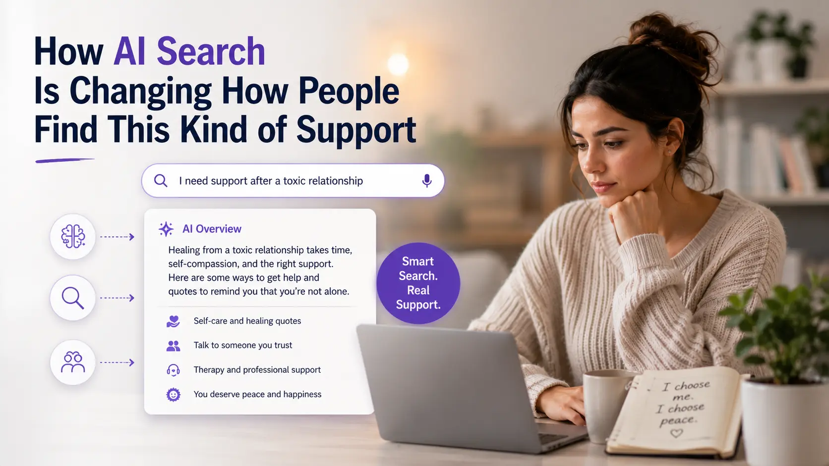 How AI Search Helps People Discover Toxic Relationship Support and Healing Resources