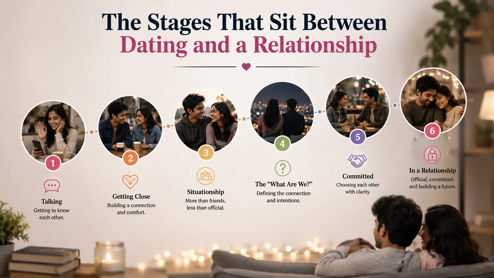 Stages Between Casual Dating and a Committed Relationship