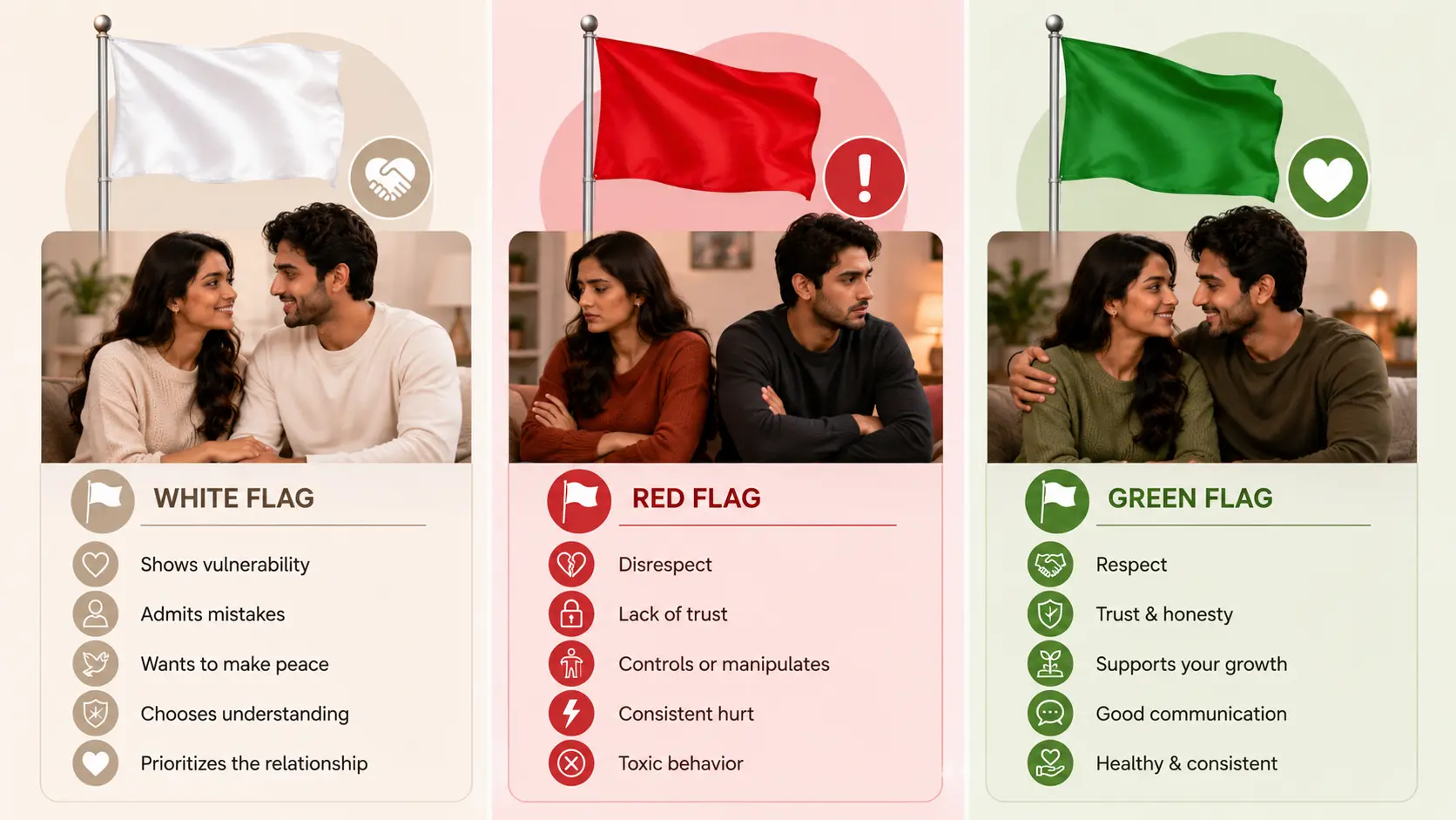 What a White Flag Really Means in Modern Relationships
